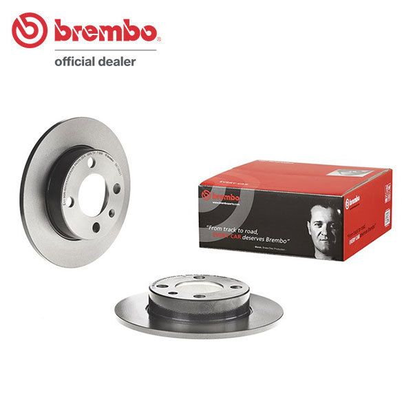 brembo ブレンボ ブレーキローター リア用 フォルクスワーゲン ポロ 6NARC H12.5～H14.5 GTi 1.6L_画像1