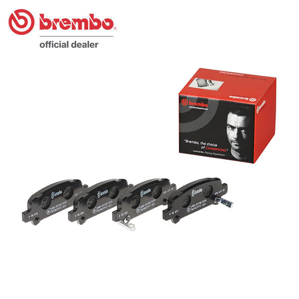 brembo ブレンボ ブラックブレーキパッド リア用 レガシィB4 BE5 H14.11～H15.4 ターボ RSK(Sエディション)_画像1