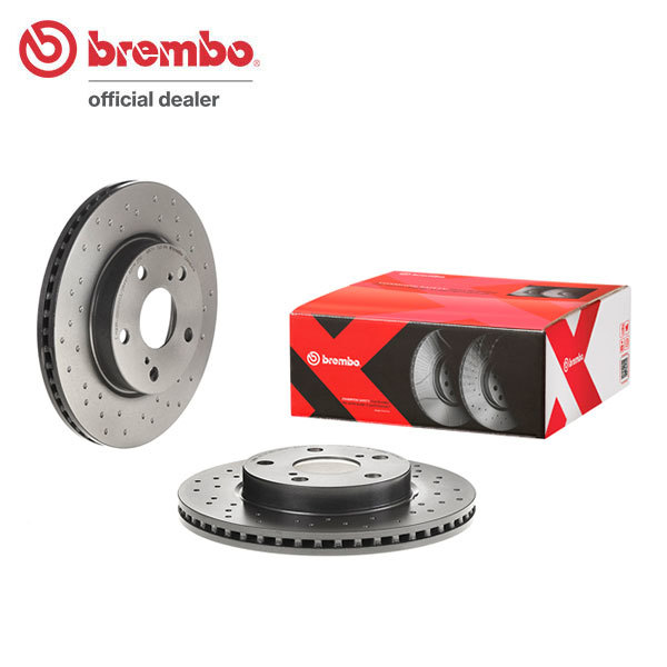 brembo ブレンボ エクストラブレーキローター フロント用 カローラルミオン NZE151N ZRE152N H19.10～_画像1