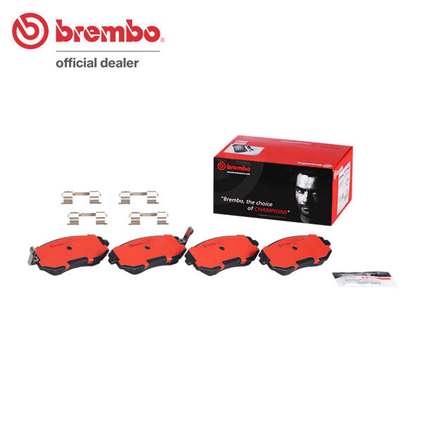 brembo ブレンボ セラミックブレーキパッド フロント用 レガシィB4 BE5 H10.12～H15.6 ターボ RSK リミテッドII・スポーツシフト D型_画像1