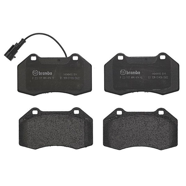 brembo Brembo black brake pad front Alpha Romeo Mito 955141 H21.5~ turbo sport 1.4L sensor ×1 type 