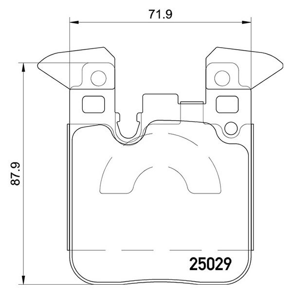 brembo エクストラパッド リア BMW 3シリーズ(F30) 3A20 8A20 H24.1～ 328i/330i セダン Mパフォーマンスブレーキ Fr:370mm Rr:345mm_画像3