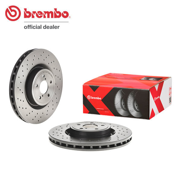 brembo ブレンボ エクストラブレーキローター フロント用 レガシィツーリングワゴン BP5 H17.8～H21.5 2.0 STi Brembo_画像1