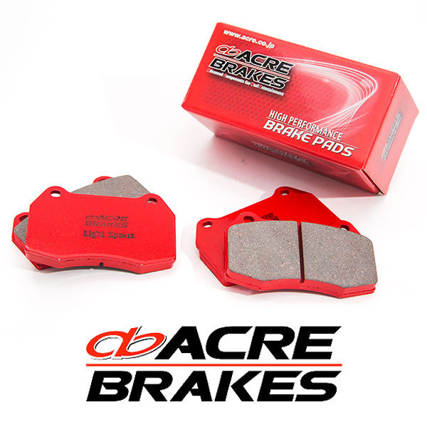 ACRE アクレ ブレーキパッド ライトスポーツ リア用 RAV4 SXA10W SXA11W H6.5~H12.5 4WD 2.0L
