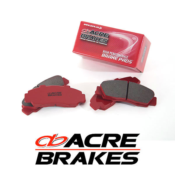 ACRE アクレ ブレーキパッド リアルレーシング リア用 インプレッサ GVB H23.11～ 4WD S206 2.0L Brembo フロント:6pot リア:4pot_画像1