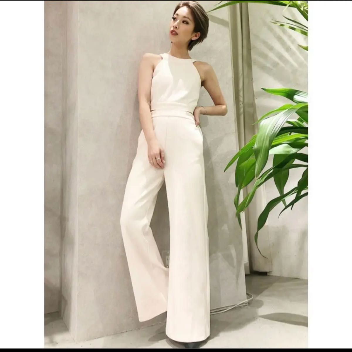 ◆FASHION NOVA◆オフショルダー ワイドレッグ ジャンプスーツ ◇FASHION NOVA◇オフショルダー ワイドレッグ ジャンプスーツ☆S