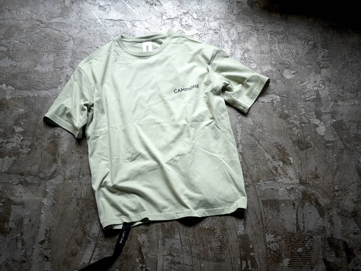 値引 Logo'' ''Big T-Shirts COTTON drawcord Silhouette Big GREEN
