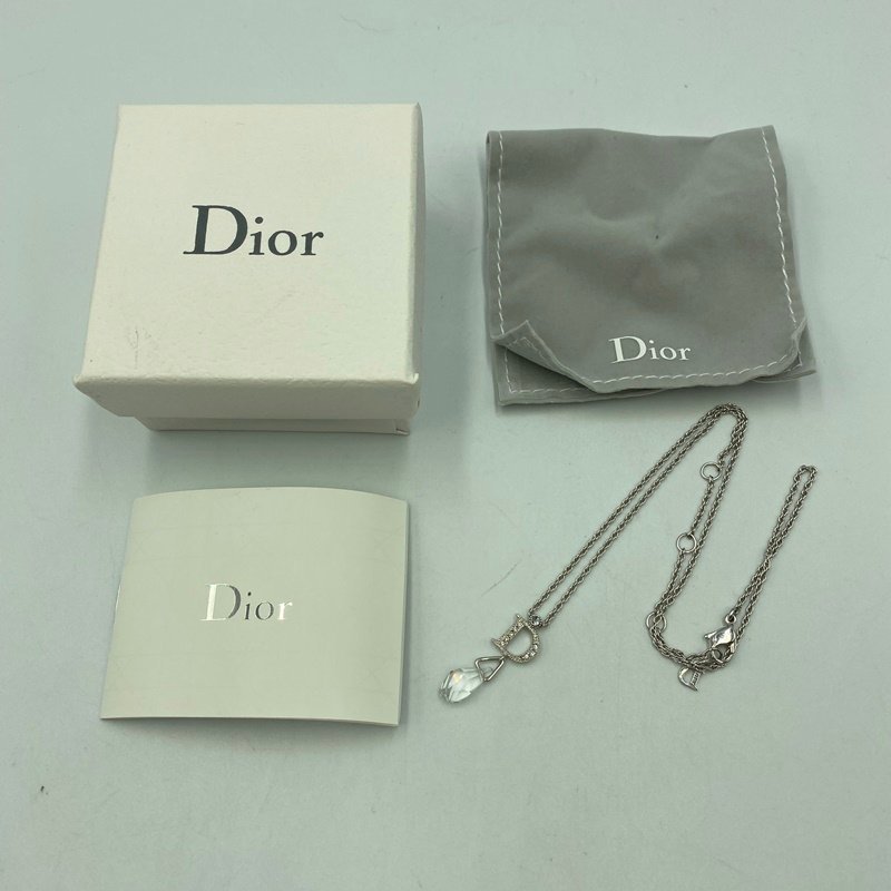 大特価 【中古】DIOR ネックレス＜アクセサリー＞クリスタル ブランド