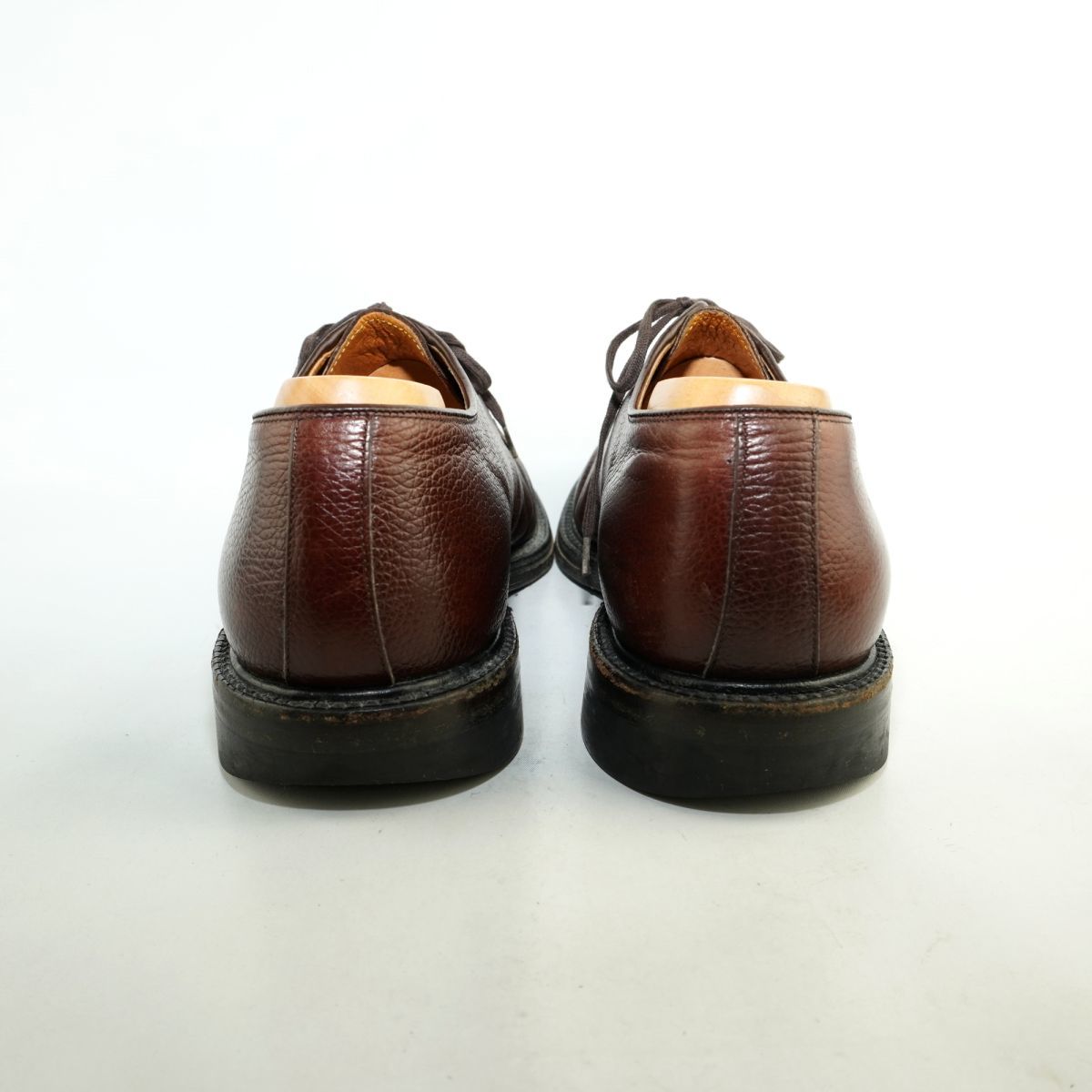 Jarman shoes for men ジャーマン 25 1/2 25.5 革靴 ビジネスシューズ 外羽根式 メンズ レザー 本革 茶色 ブラウン/EC60_画像5