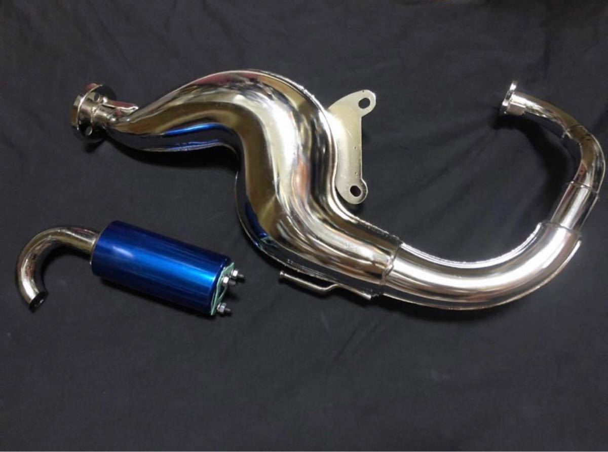 新品 ヤマハターゲット90 メッキチャンバー マフラー RS90 チャンプ80