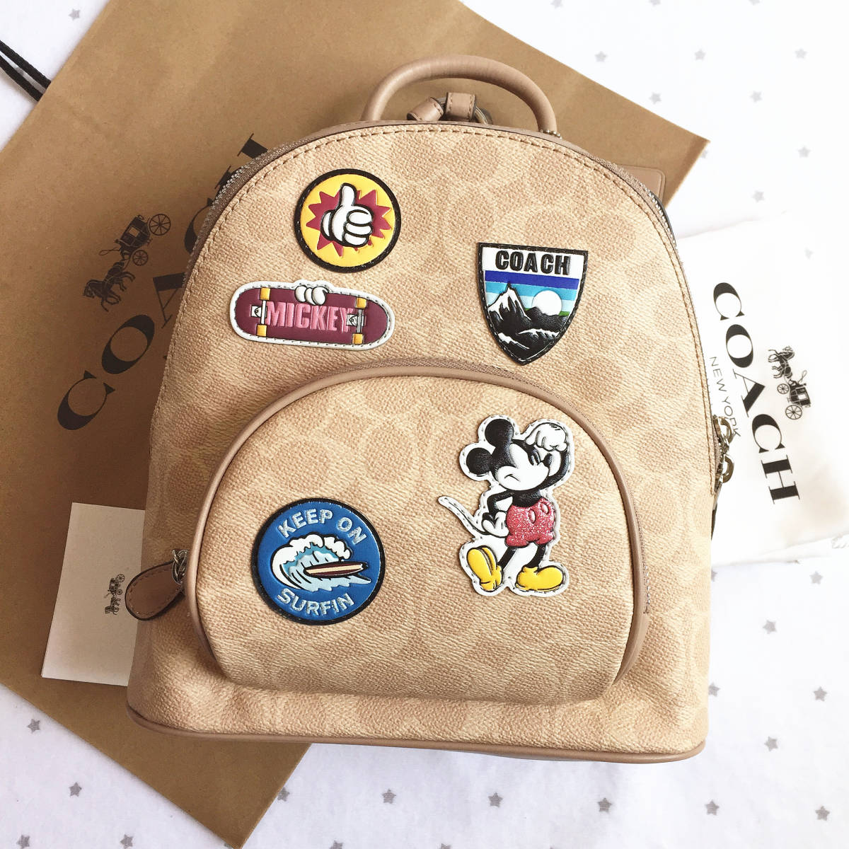 新品未使用】COACH コーチバッグ 3892 ミッキー ディズニーコラボ