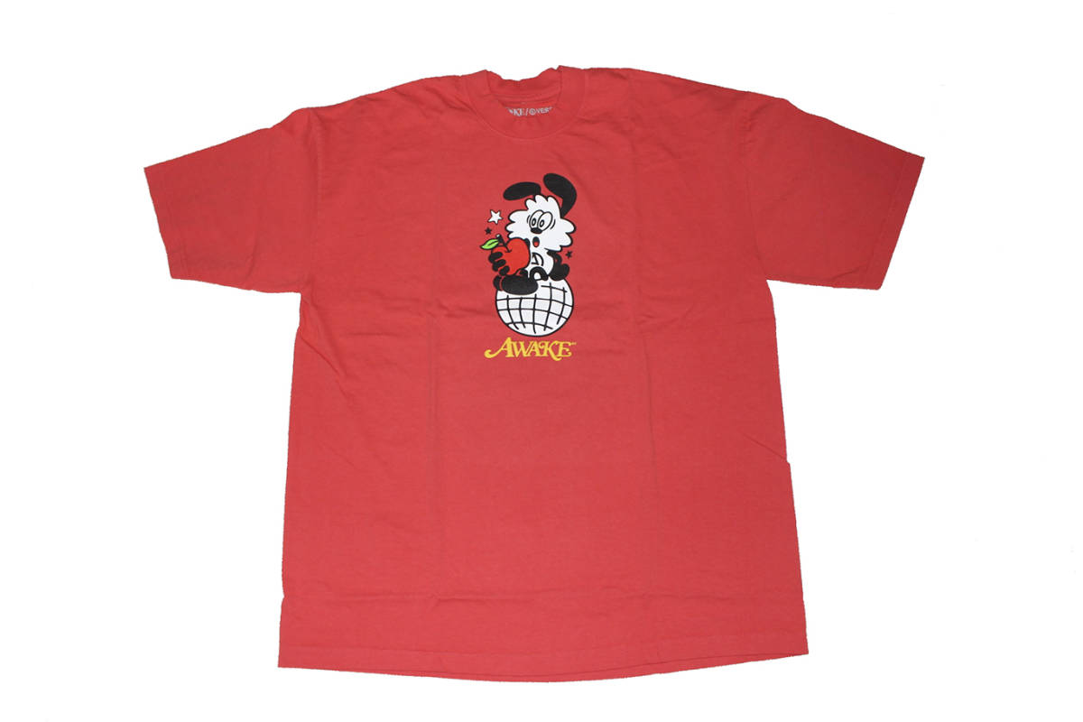 イラスト、キャラクター AWAKE VERDY TEE SIZE XL RED