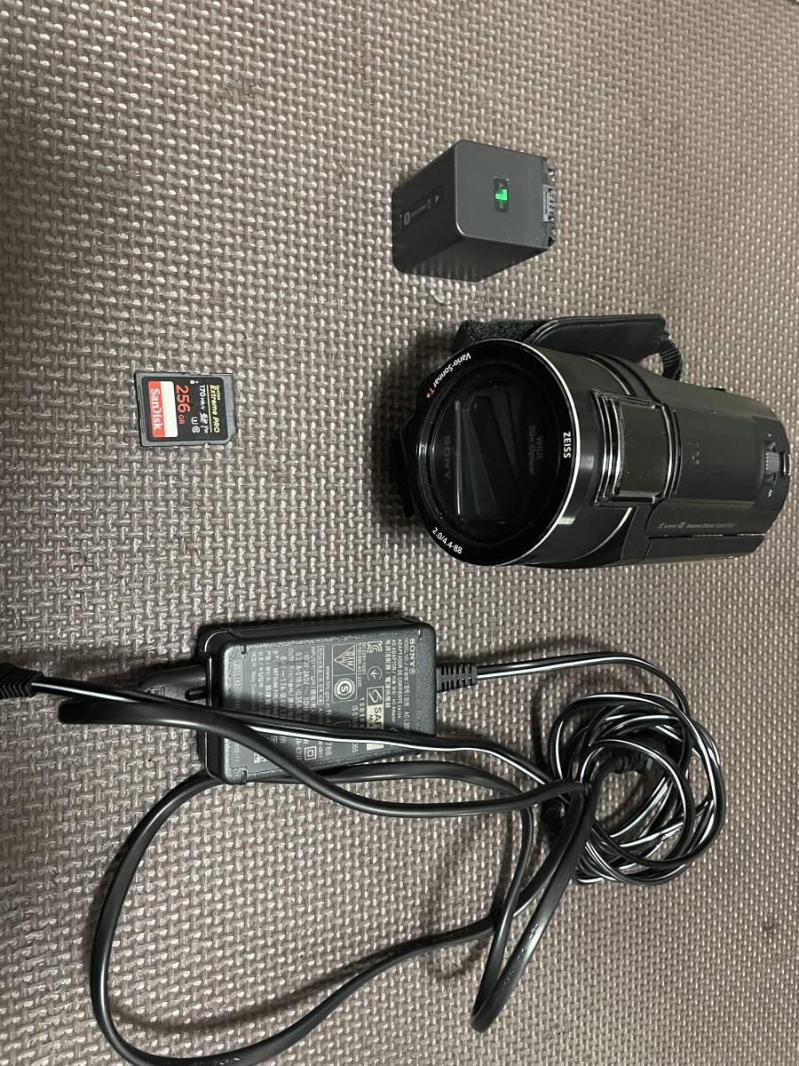 SONY ビデオカメラ　FDR-AX45 数回使用のみ_画像1