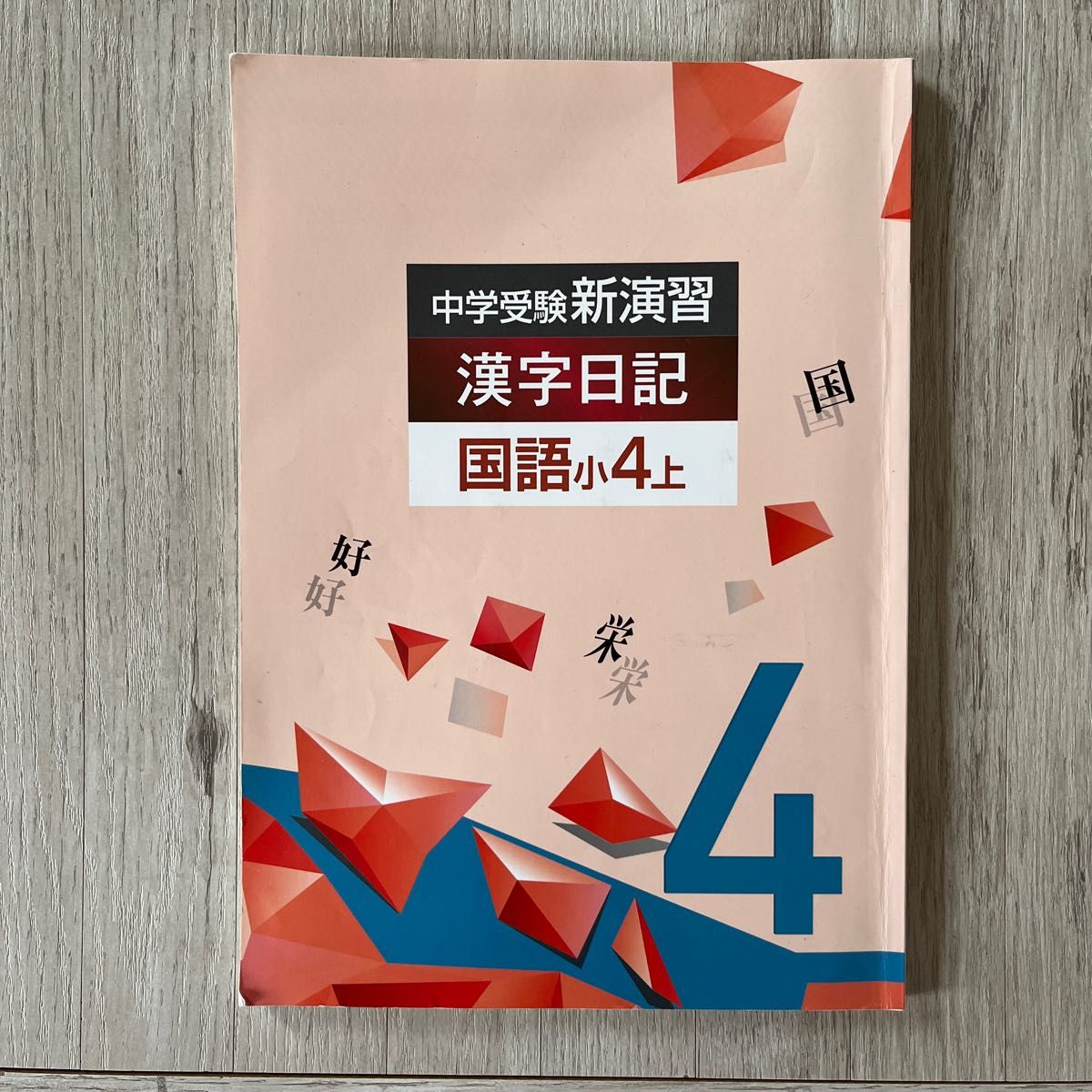 中学受験 新演習 漢字日記 小4 上 国語 漢字 テキスト 塾 子供 問題集 参考書 小学生 本 学習 教材 教育 習い事