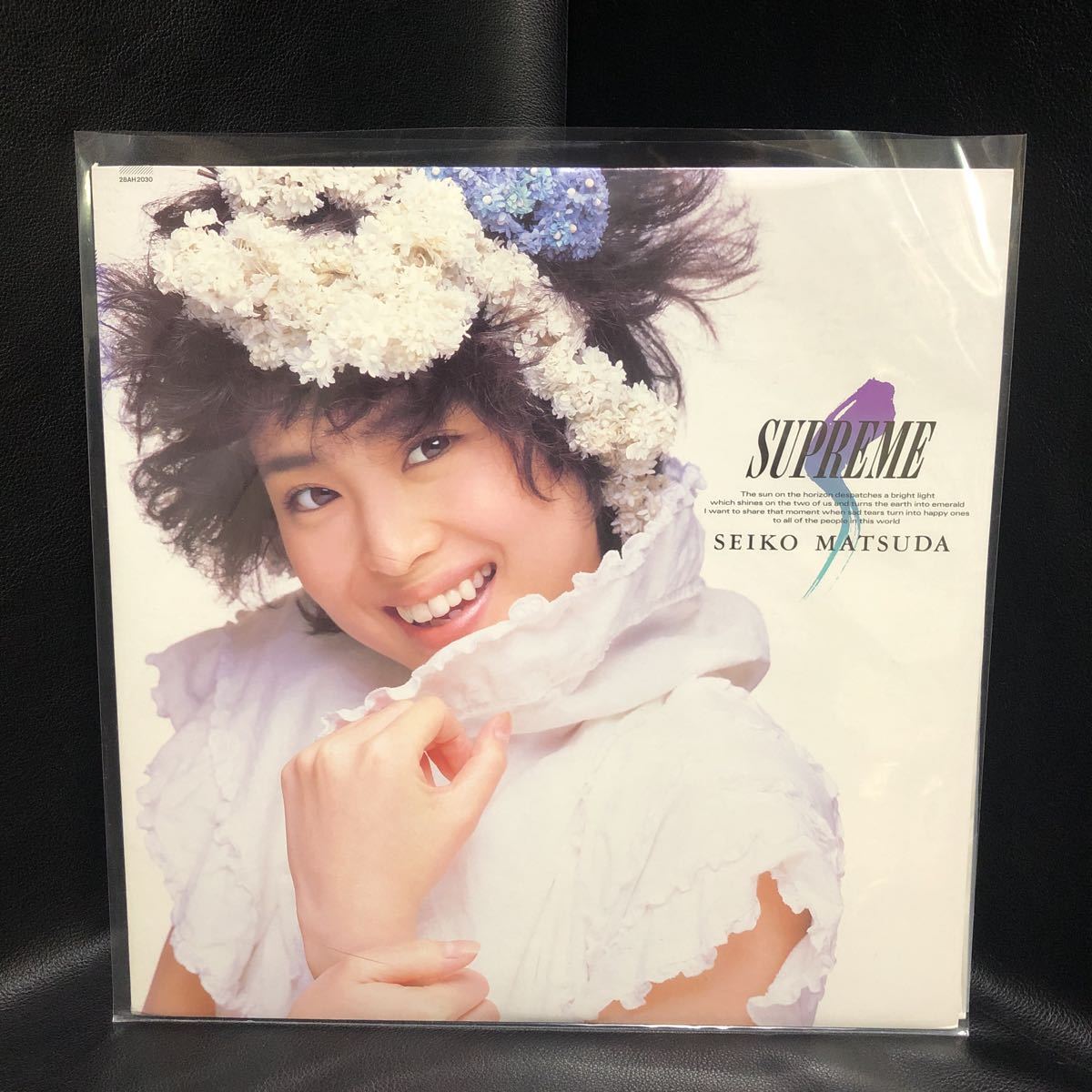 レコード松田聖子美品SUPREME 蛍の草原白い夜マリオネットの涙瑠璃色の
