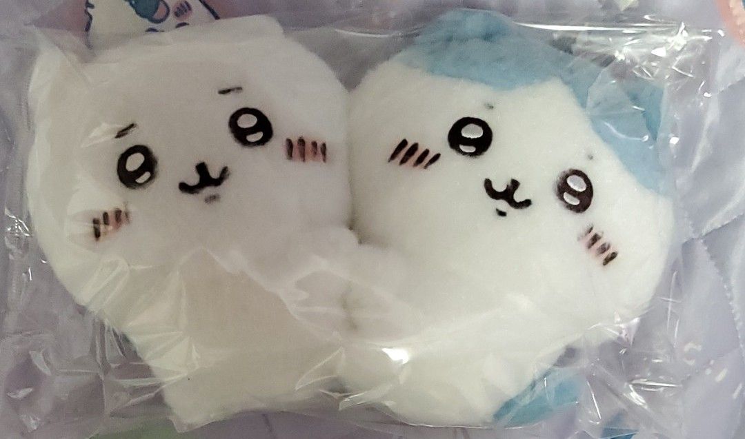 ちいかわ ほわほわぬいぐるみ むぎゅっとしたちいかわ&ハチワレ