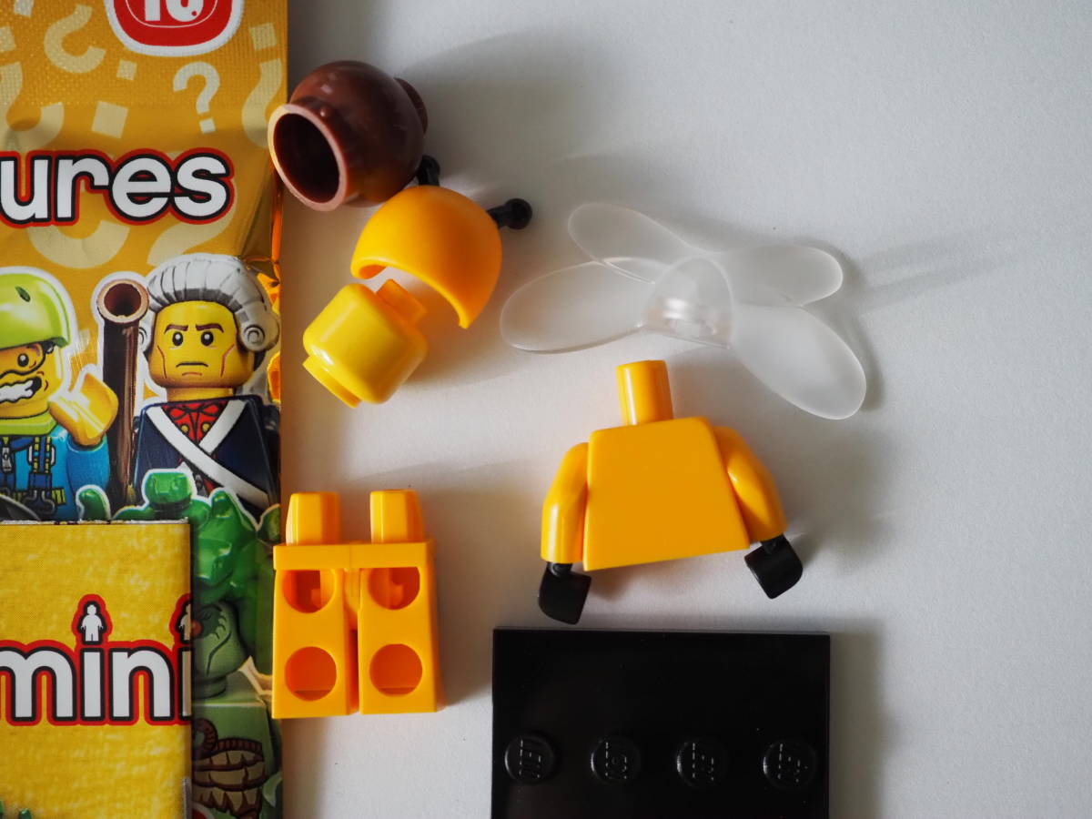 【開封未組立】LEGO レゴ ミニフィギュア シリーズ10 NO.７ バンブルビー・ガール Bumblebee Girl 蜂 ハニーポット minifigures series 10の画像3