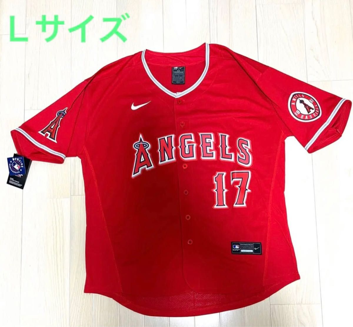 大谷翔平 ANGELS エンジェルス レプリカユニフォーム majestic XL 正規 