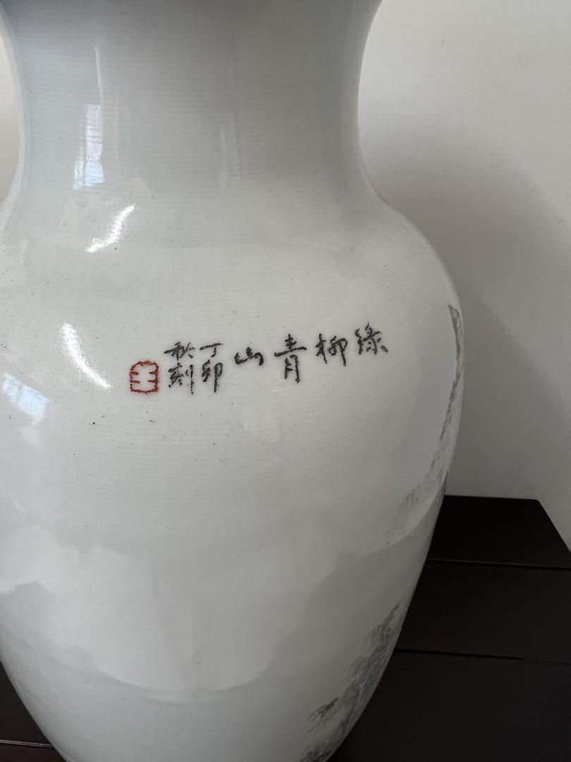 中国古美術 山水花瓶 | visaliariverrock.com