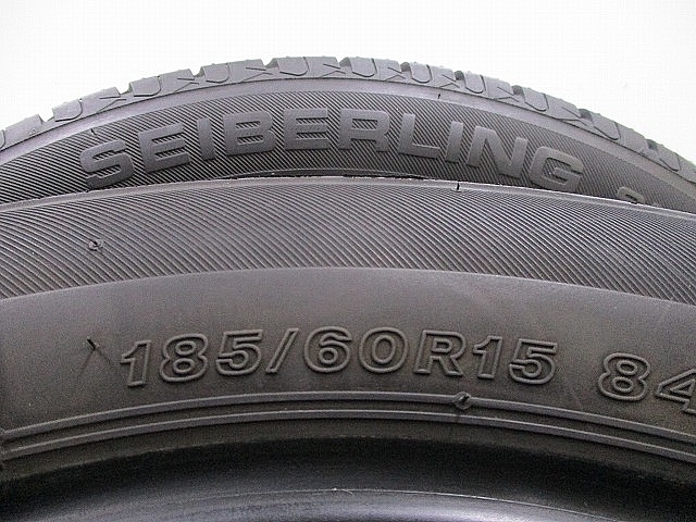 中古夏タイヤ■185/60R15■2本セット■SEIBERLING■SL201_画像2