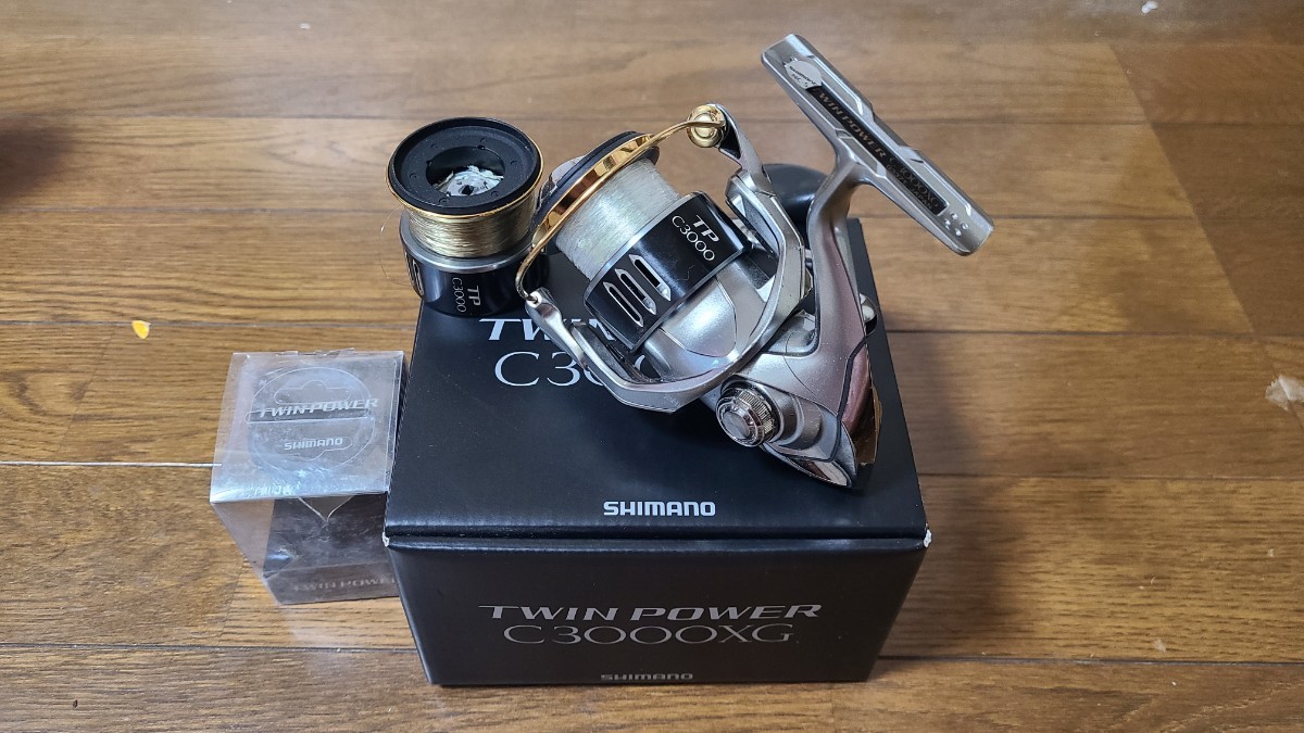 シマノ 15ツインパワー C3000XG ジャンク品 替えスプール付き