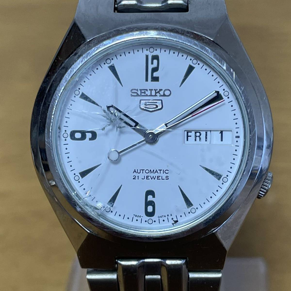 SEIKO セイコー 7S26-01T0 セイコーファイブ 裏スケ 21石 デイデイト