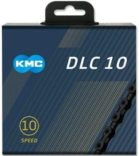 本格派ま！ KMC 自転車 ブラック 116Links 用 10スピード 10速 10S チェーン 10 DLC ケイエムシー チェーン