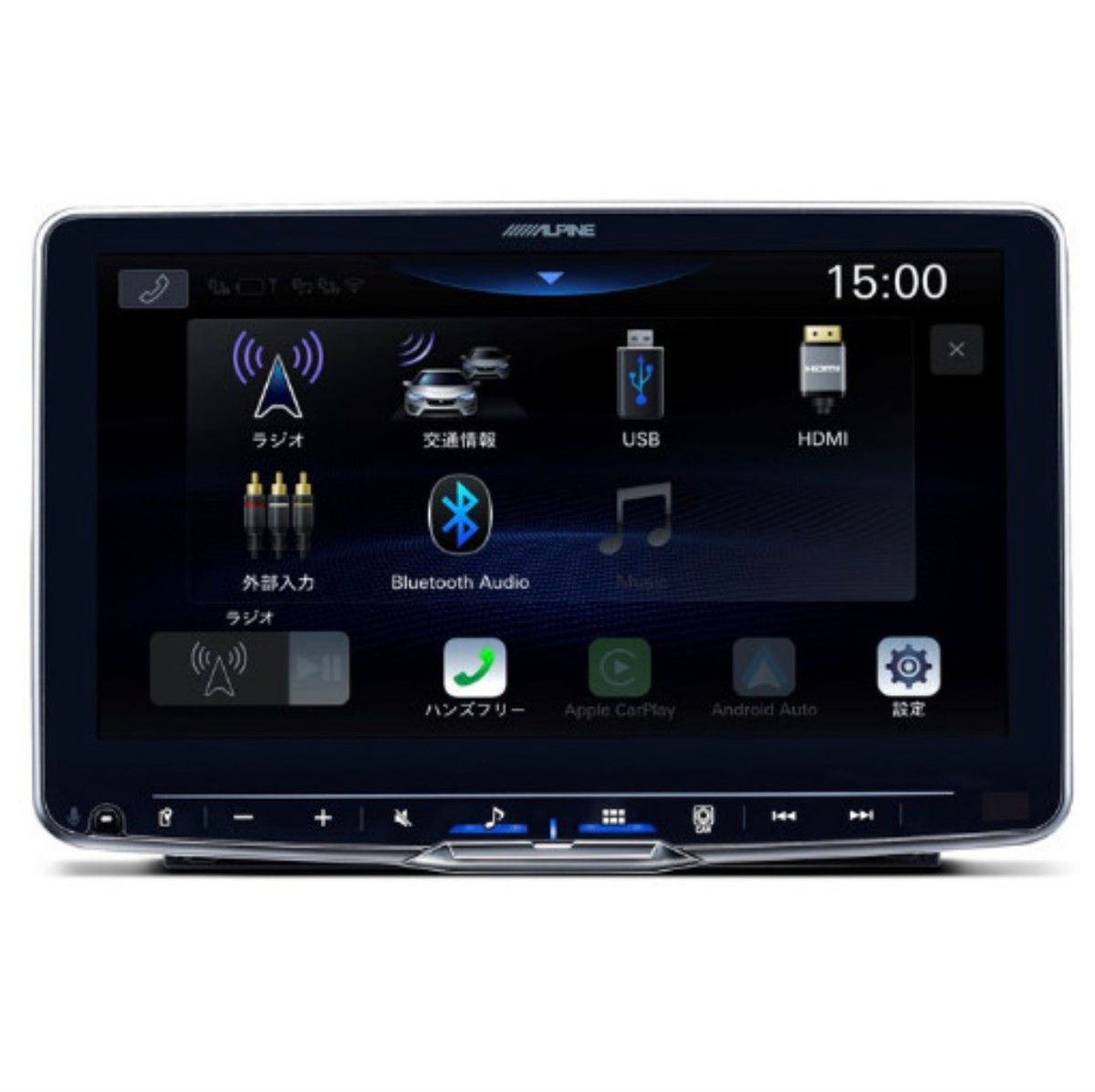 即納！！！ALPINE アルパイン DAF9F BIGDA フローティングNAVI 新品未開封  Bluetooth USB等