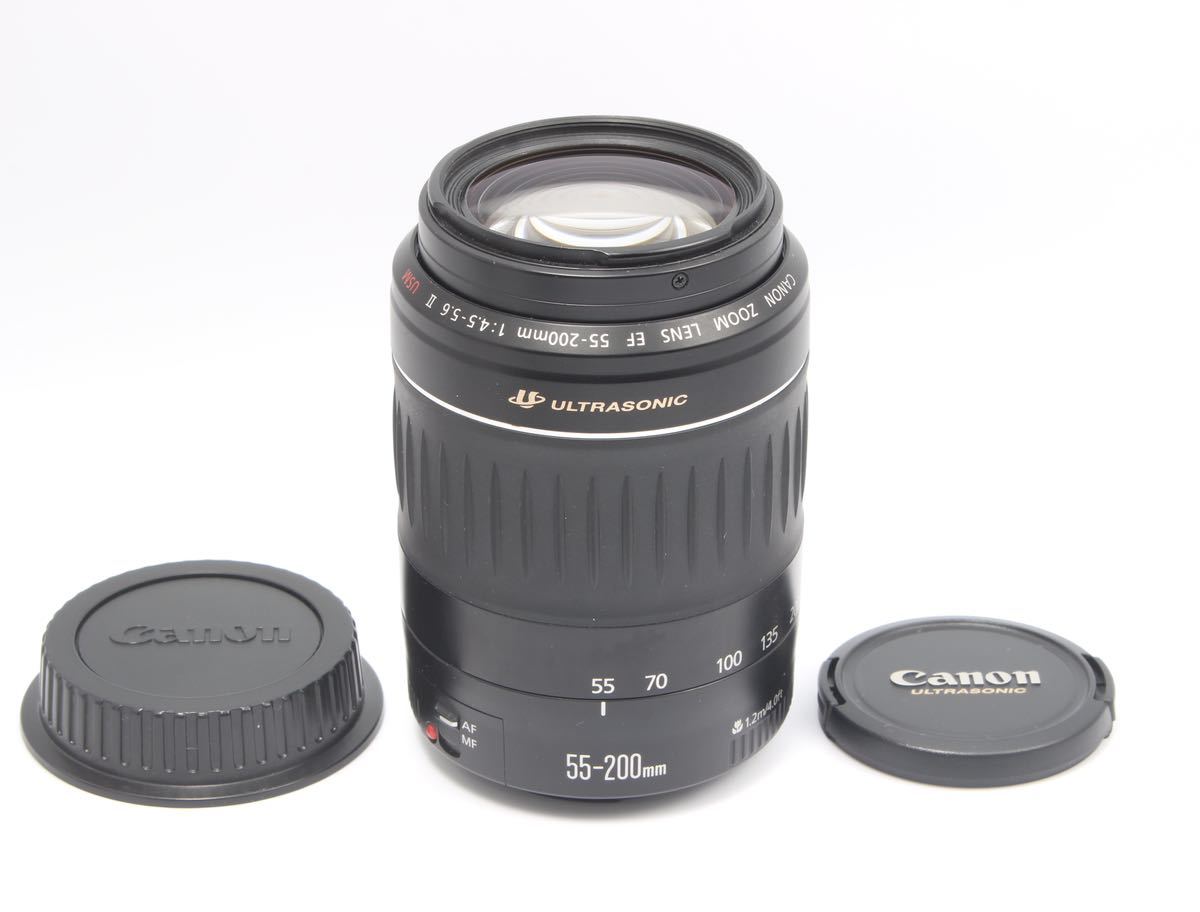 大迫力の望遠レンズ キヤノン Canon EF 55-200mm（No 601）｜PayPayフリマ