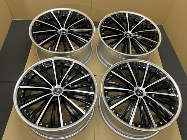 中古ホイール4本セットKRANZE MAGISS 20×9.5J+44 20×8.5J+44 PCD114.3