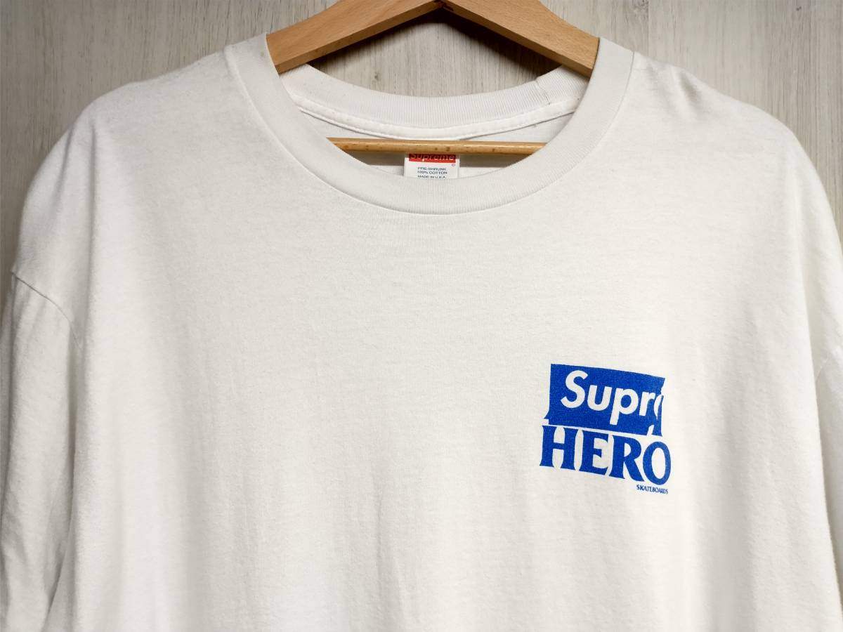 Supreme × ANTIHERO 22ss Dog Tee White 半袖Tシャツ シュプリーム アンチヒーロー ドッグ Tシャツ ホワイト USA製 米国製 店舗受取可の画像3