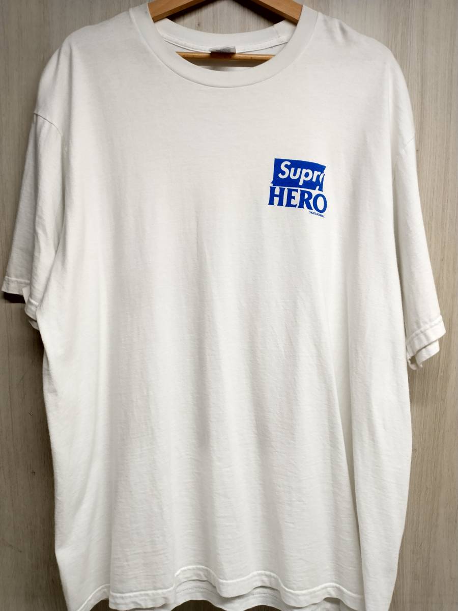 Supreme × ANTIHERO 22ss Dog Tee White 半袖Tシャツ シュプリーム アンチヒーロー ドッグ Tシャツ ホワイト USA製 米国製 店舗受取可