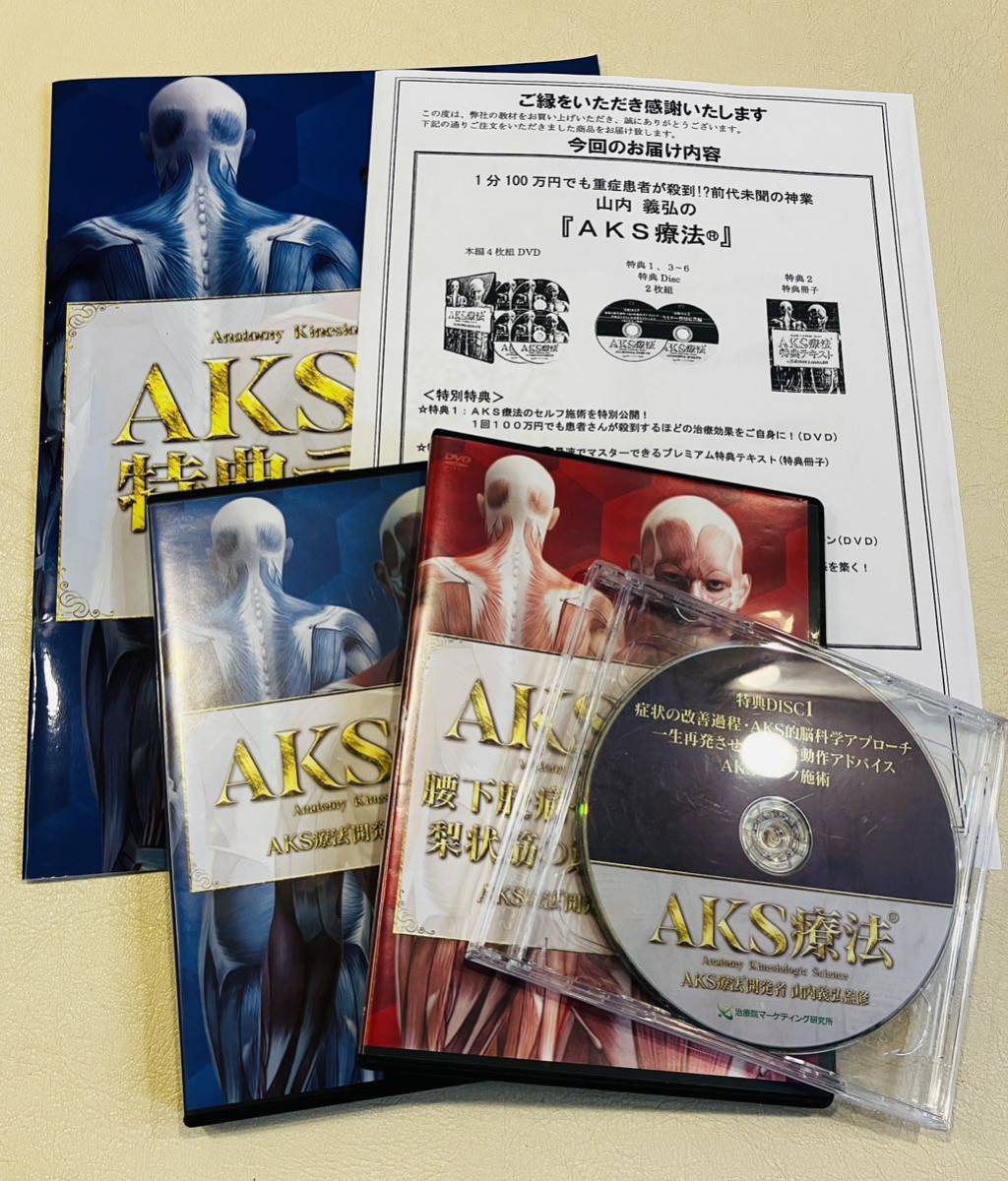 限定sale【7枚組/テキスト付/良品】山内義弘 AKS療法(R)痛み消失の絶対方程式 DVD/整体 理学療法 整骨院 手技DVD 柔道整復師 整形外科3