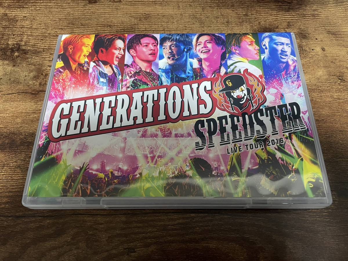 GENERATIONS from EXILE TRIBE DVD「LIVE TOUR 2016 SPEEDSTER」●_画像1