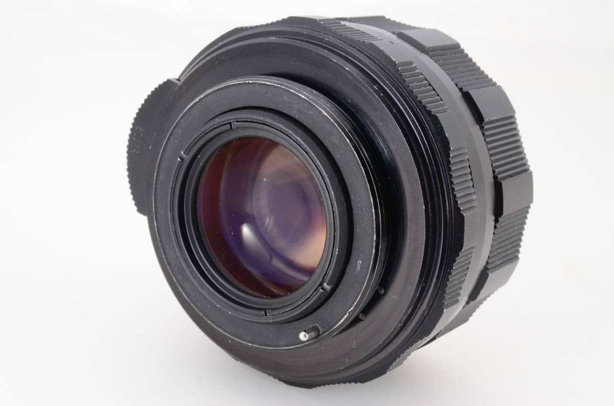 【幻の黄色タクマー】★極上美品★Asahi Pentax Super Takumar 55mm F2 ペンタックス スーパータクマー 付属品多数★EF マウントアダプター_画像4