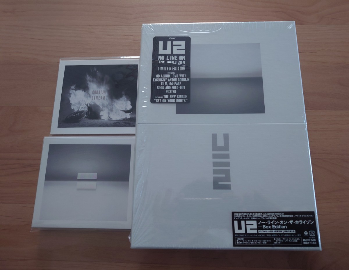 ★U2 ★ノー・ライン・オン・ザ・ホライゾン No Line On The Horizon+CORBIJN LINEAR★BOXEdition★完全限定盤★CD DVD★未開封_画像1