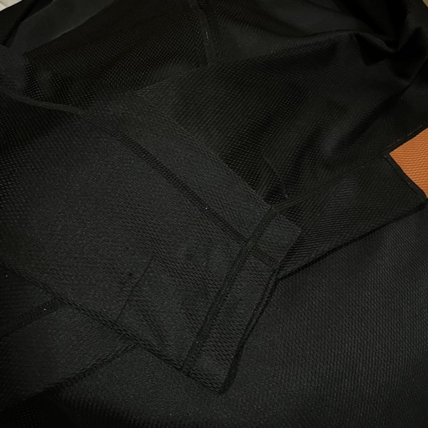  cat pohs correspondence! MARMOT heat navi long sleeve mesh shirt size M Marmot outdoor wear inner TOMOJB68 black 