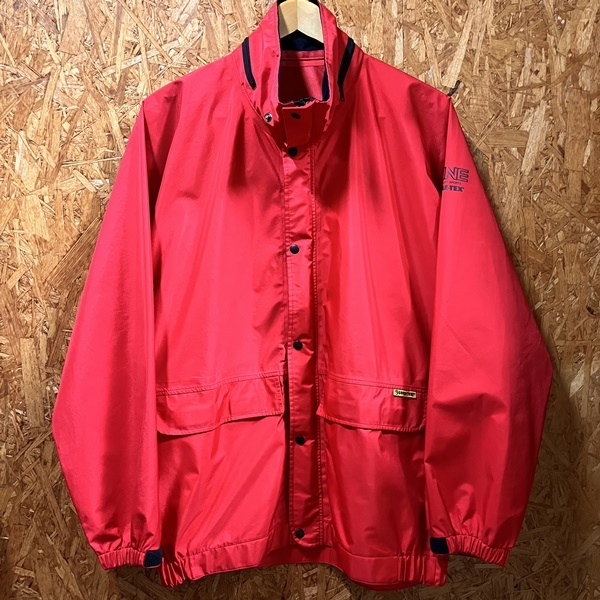 PAINE GORE-TEX ナイロン ジャケット 赤 サイズM アウトドア レジャー キャンプ 夏フェス ゴアテックス 防水 レインウエア_画像1