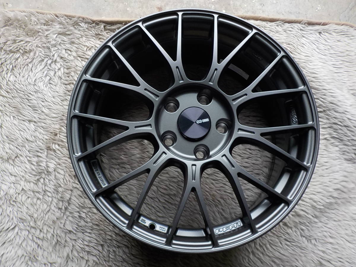 ENKEI PFM1 7.5J INSET48 5-114.3 Matte Dark Gunmetallic 4本セット