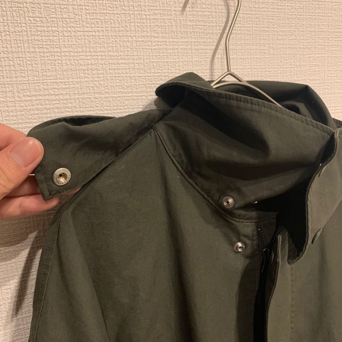 UNIQLO U フーデットコート モッズコート M オリーブ 22年モデル