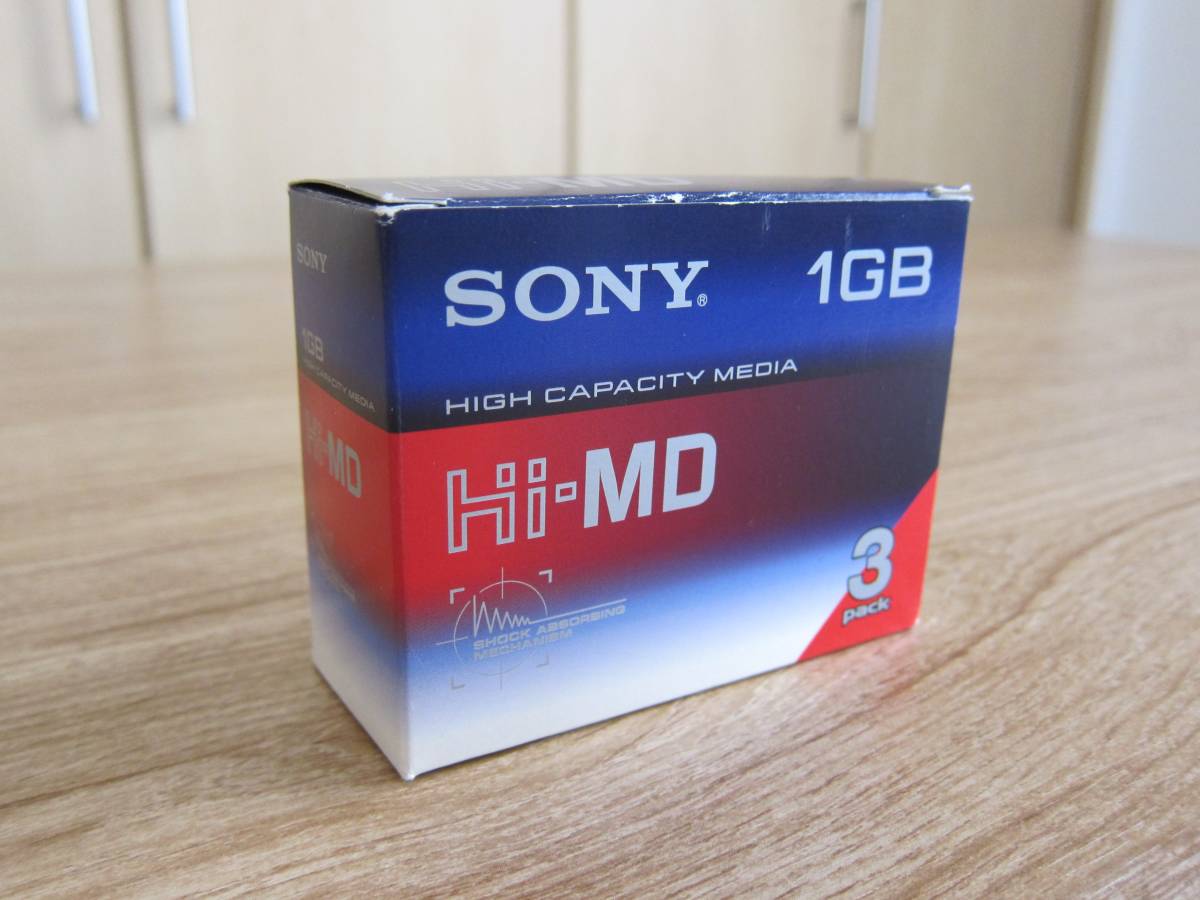 ソニー Hi-MDディスク 1GB 3HMD1G 3枚組 中古良品(記録媒体)|売買され