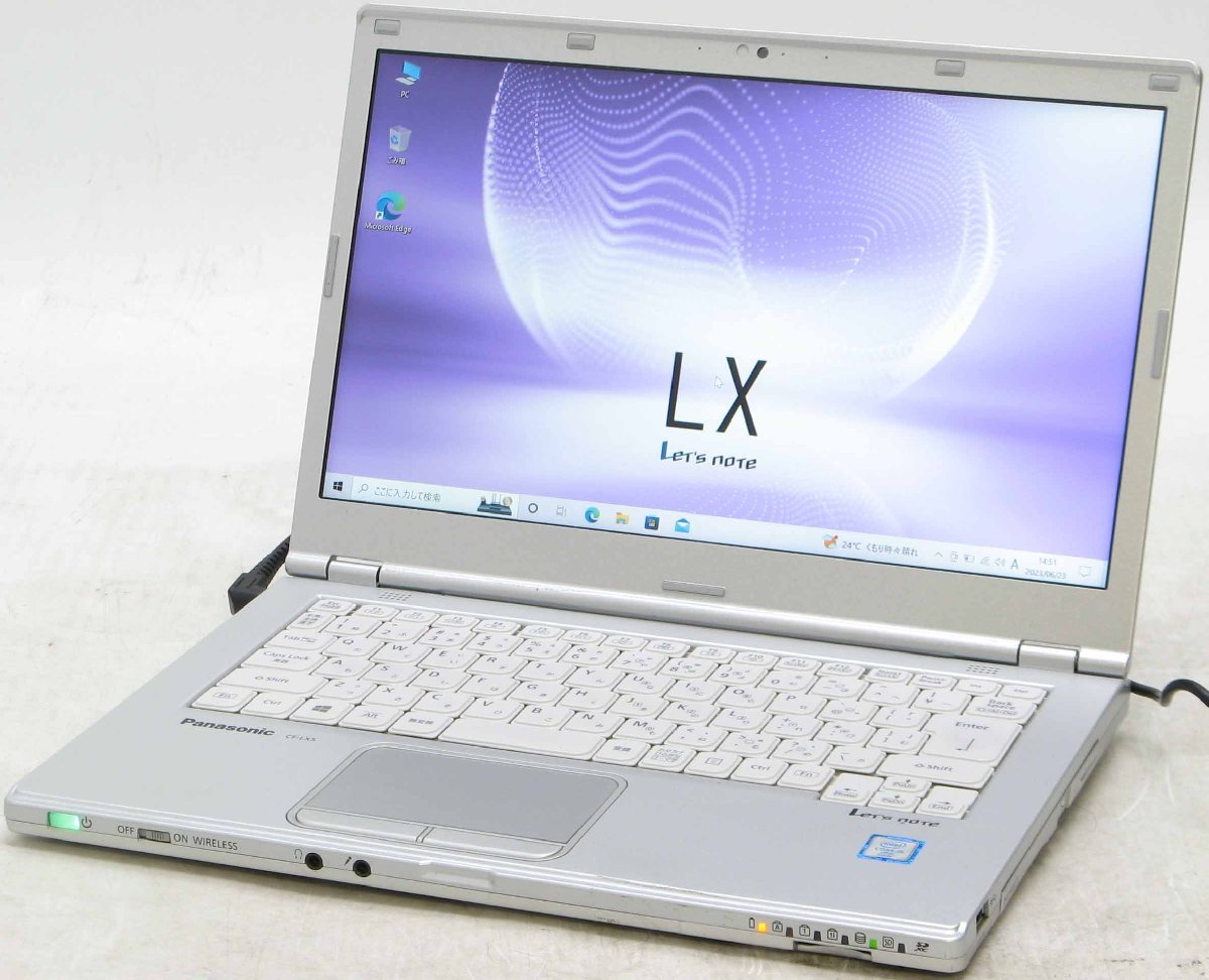 送料込】 Let'snote Panasonic CF-LX5PDHVS #10 ノートパソコン i5