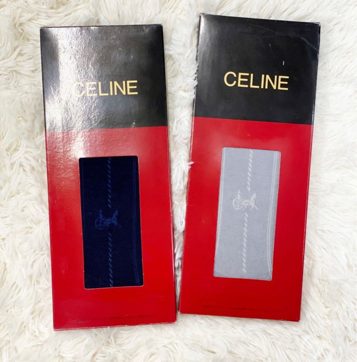 CELINE セリーヌ ビジネスソックス　2足