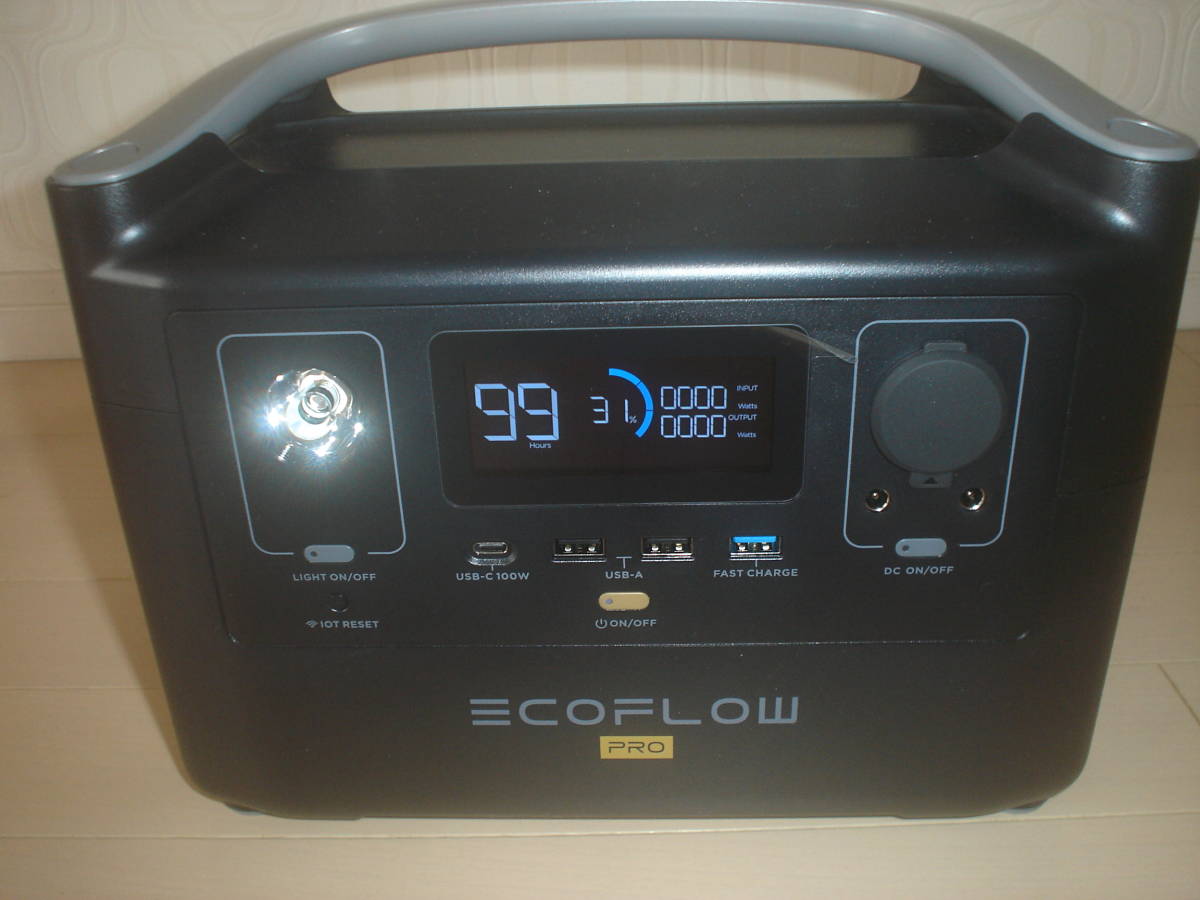 ポータブル電源 EcoFlow River Pro エコフロー リバープロ 720wh ポタ