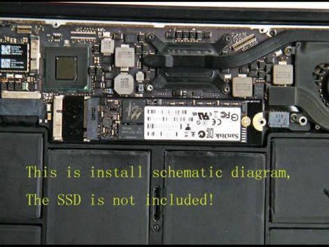 SSD 変換アダプタM.2 NGFF SATA Apple MacBook Air 2012 専用 A1465 A1466 対応 変換 コネクタ アダプター カード 国内配送_画像6