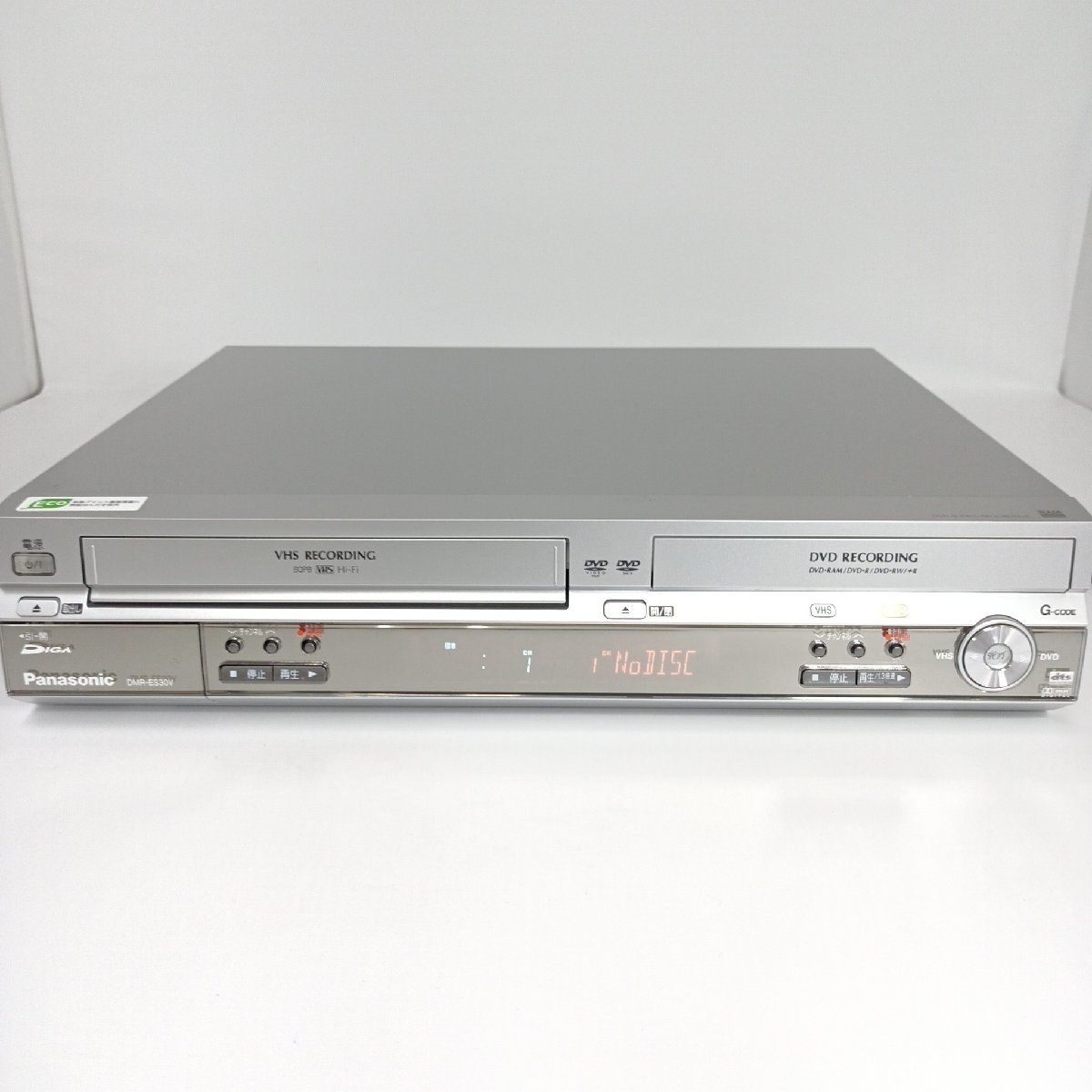 パナソニック Panasonic DMR-ES30V DVDレコーダー VHSレコーダー ビデオ一体型 通電可 動作確認済 リモコンなし DVD RECORDER【道楽札幌】_画像2