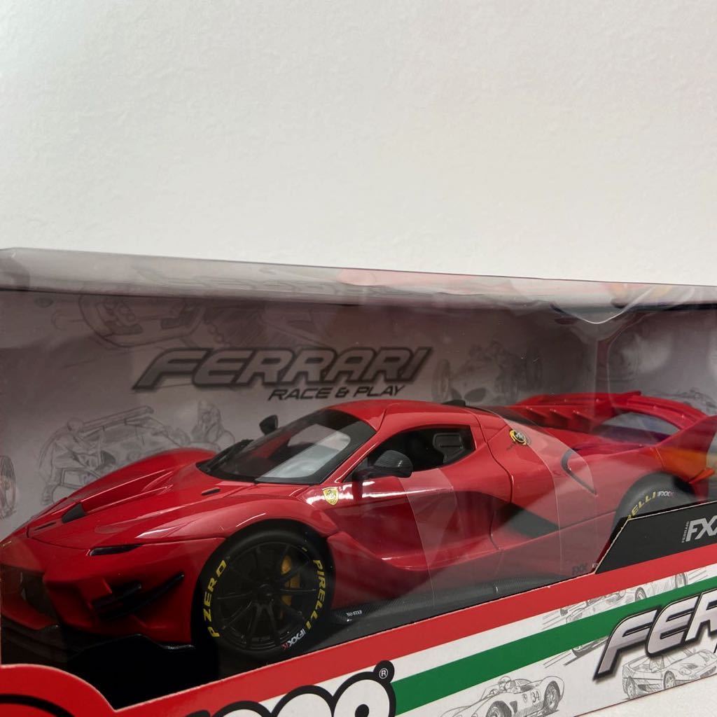 burago 1/18 FERRARI FXX K EVO Red ブラーゴ フェラーリ レッド ミニカー モデルカー P ZERO PIRELLI_画像1