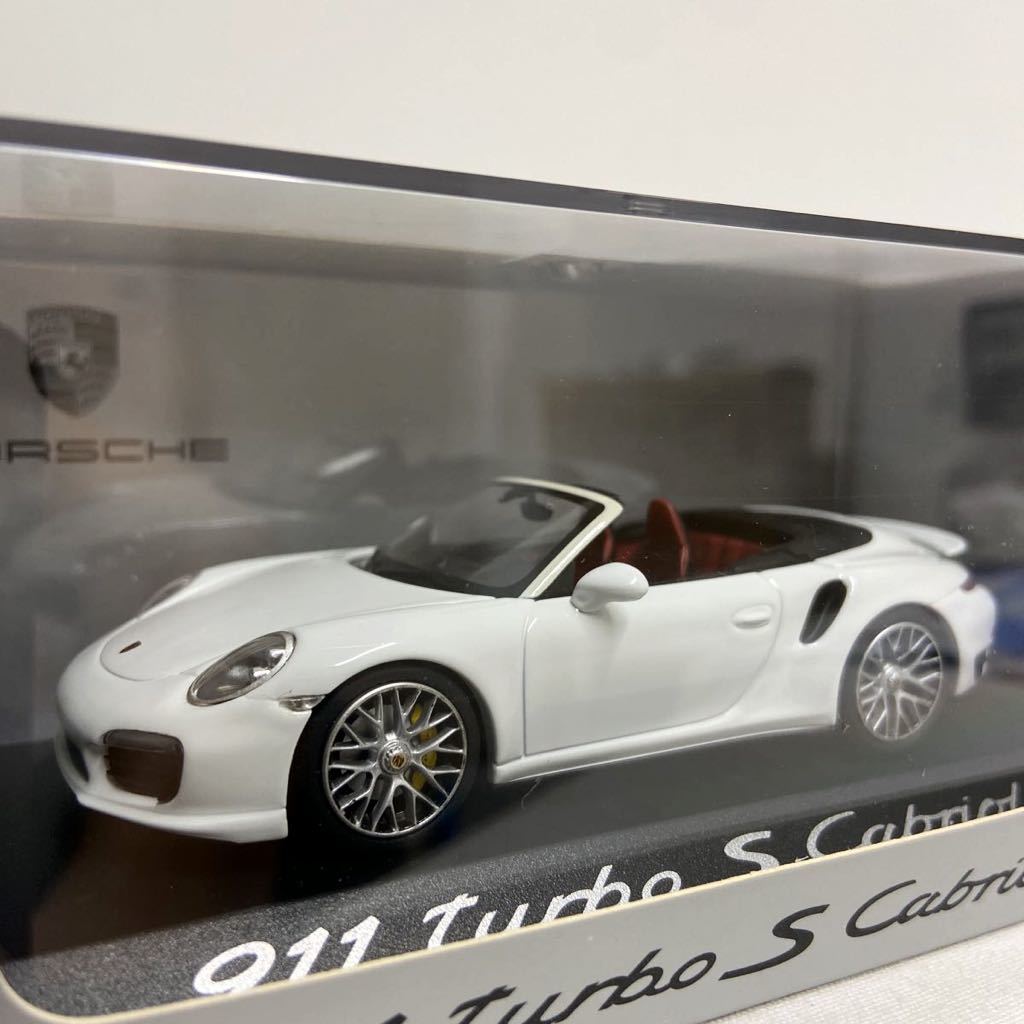 PORSCHE ディーラー特注 PMA 1/43 911 turbo S Cabriolet MINICHAMPS ポルシェ ターボ カブリオレ 991 2013 ミニカー モデルカー