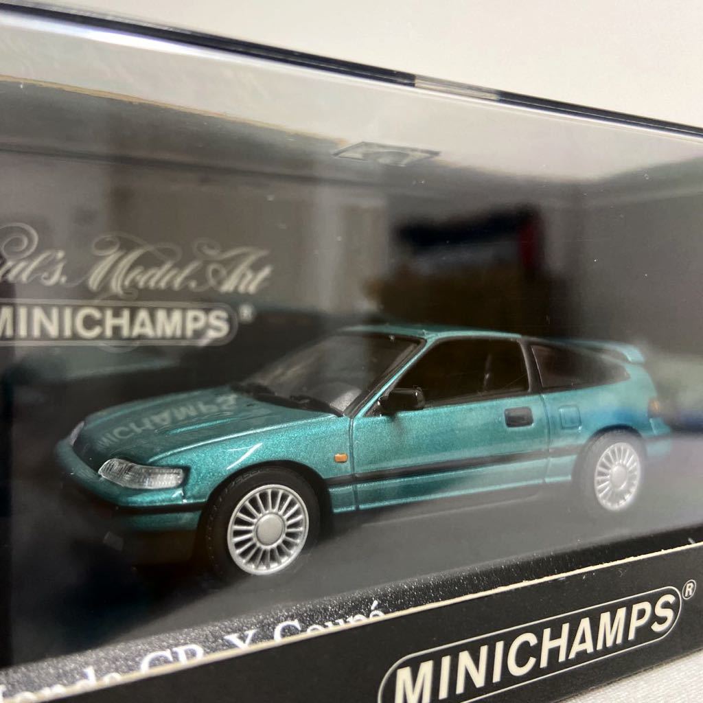 MINICHAMPS 1/43 HONDA CR-X Coupe 1989年 Green Metallic
