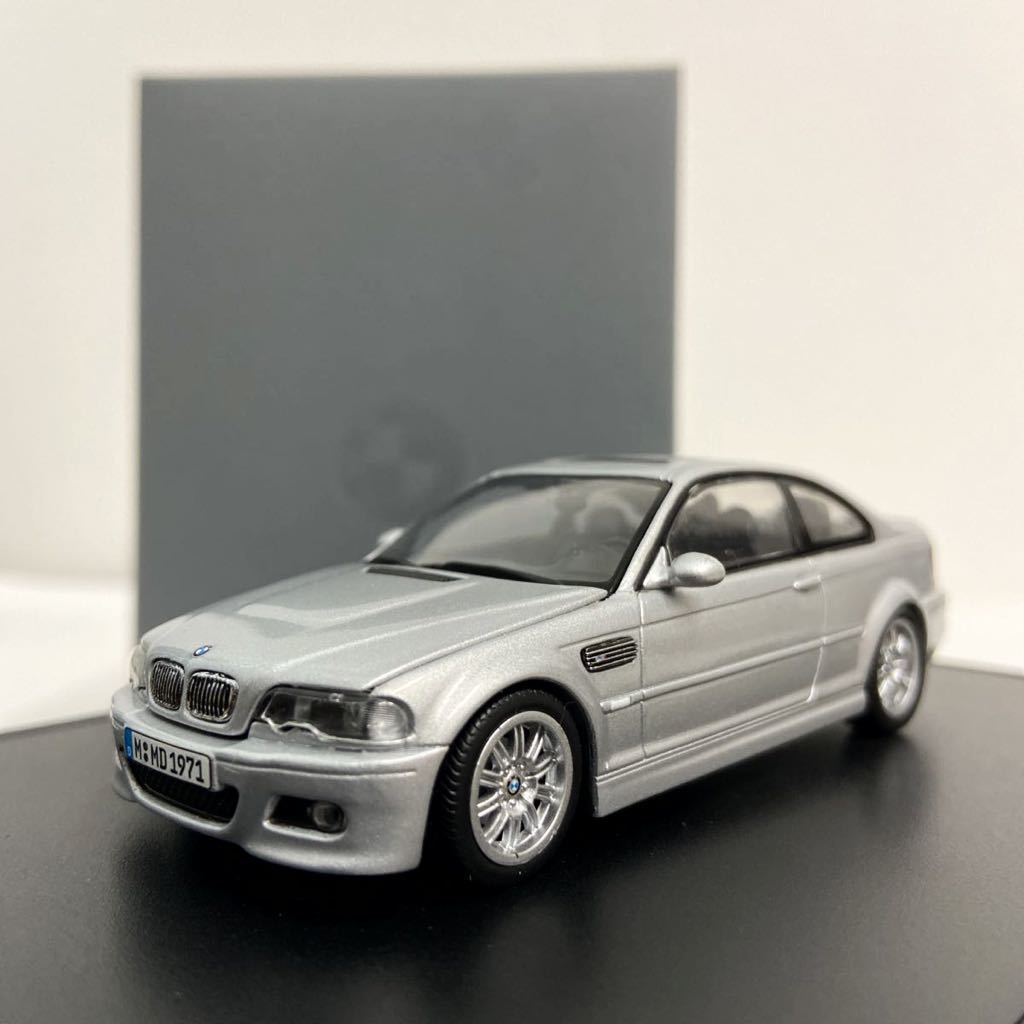 BMW ディーラー特注 PMA 1/43 M3 Coupe E46 Silver 3シリーズ クーペ シルバー ミニカー モデルカー_画像1